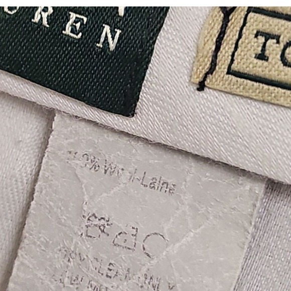 Lauren Ralph Lauren‎ Total Comfort Dress Pants Classic Fit Gray Business 36x32 - Picture 11 of 13